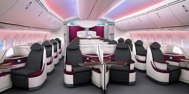 Qatar Airways Devoile La Cabine De Ses Boeing 787 Laurent